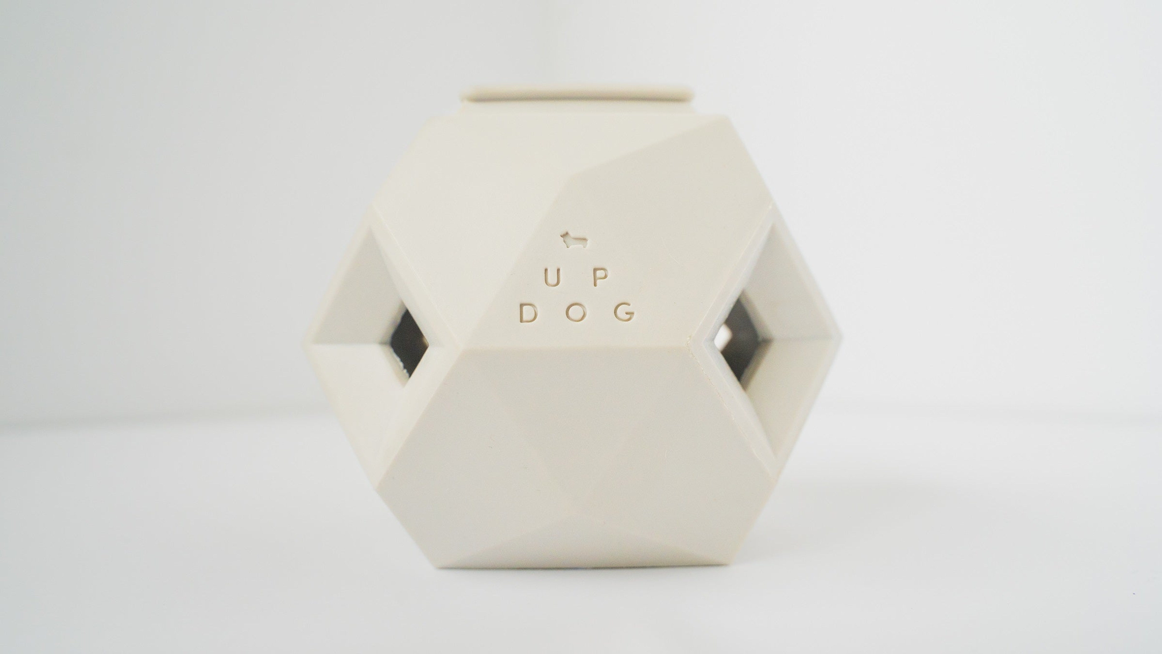 The Odin - Modern Treat Dispensing Dog Puzzle Light Grey