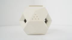 The Odin - Modern Treat Dispensing Dog Puzzle Light Grey