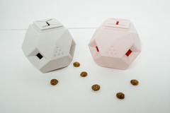 The Odin - Modern Treat Dispensing Dog Puzzle Light Grey-4