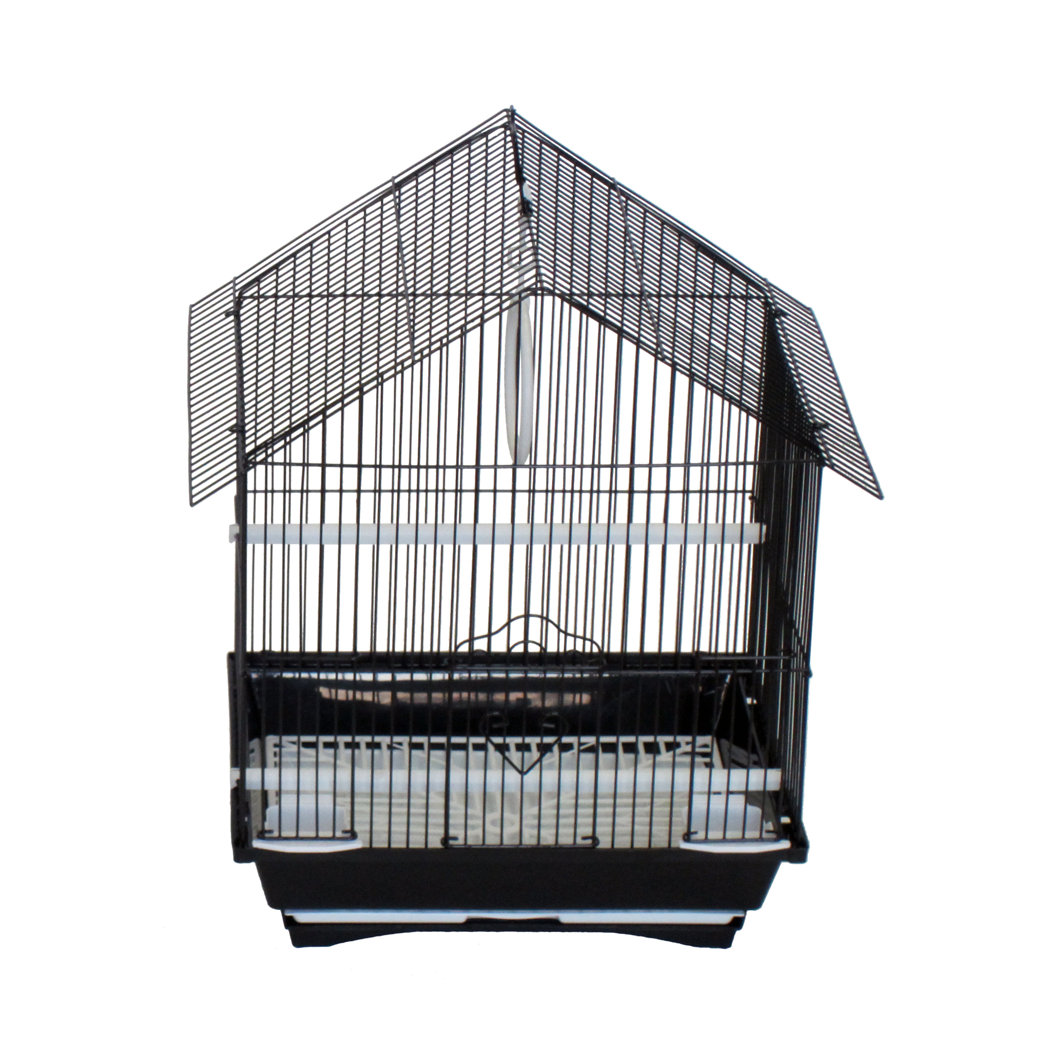 YML House Top Style Parakeet Cage 13.3" x 10.8" x 17.8" black