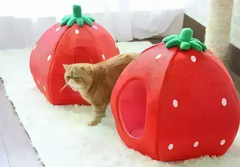 YML Strawberry Pet Bed House Medium-3