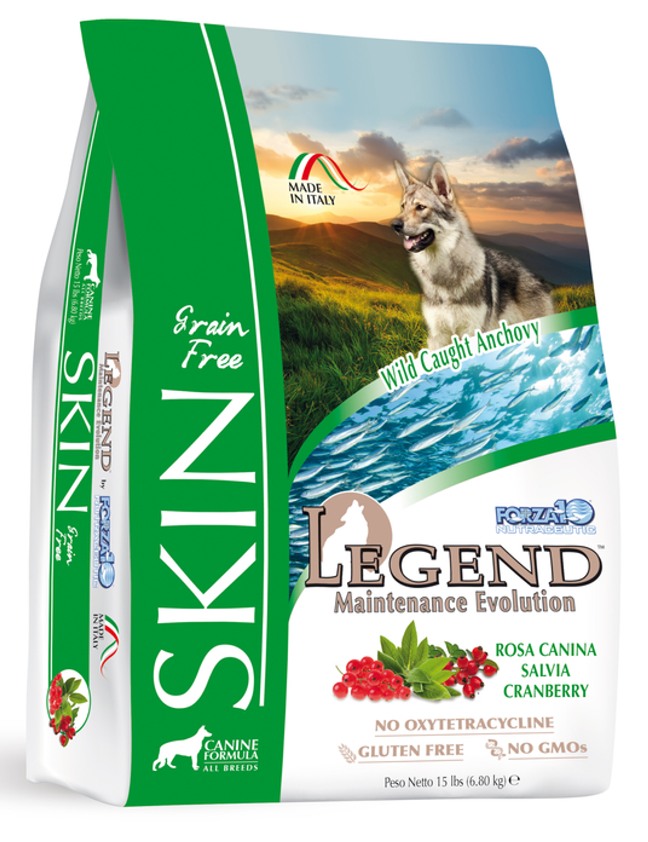 Forza10 Legend Skin Grain-Free Dry Dog Food 15-lb bag