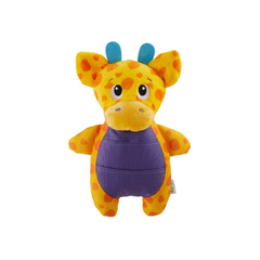 Nina Ottosson Puzzle Palz Giraffe TNT Interactive Plush Dog Puzzle Toy Yellow