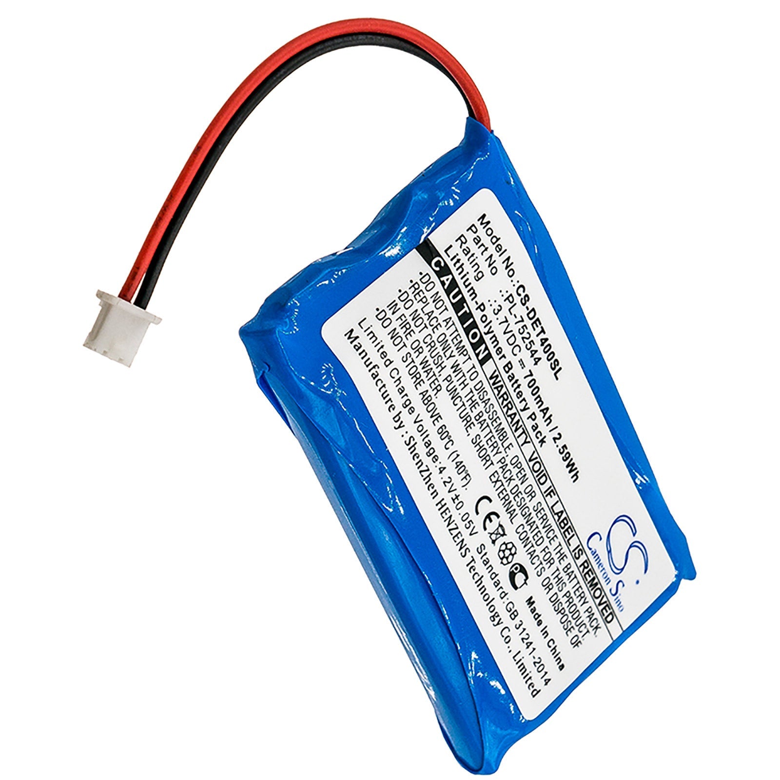 Educator EZ-900 Transmitter ET-802 Battery 700mAh