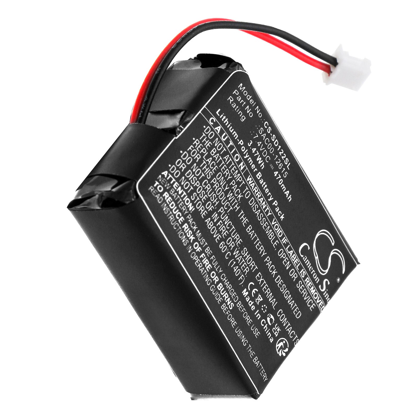 SportDog SDT54-13923 Handheld Transmitter Battery 470mAh