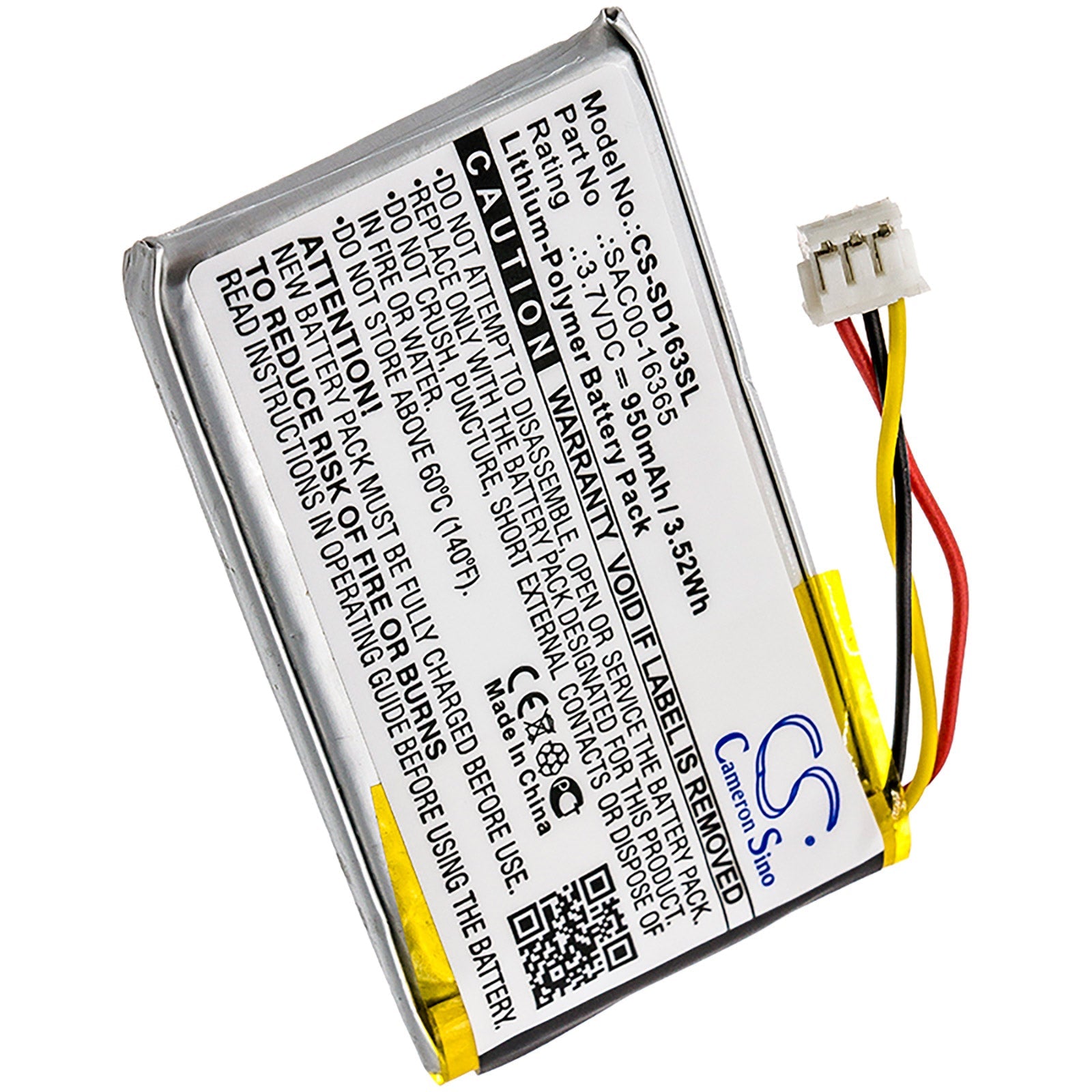 SportDog Contain Bird Launcher Receiver Battery 950mAh