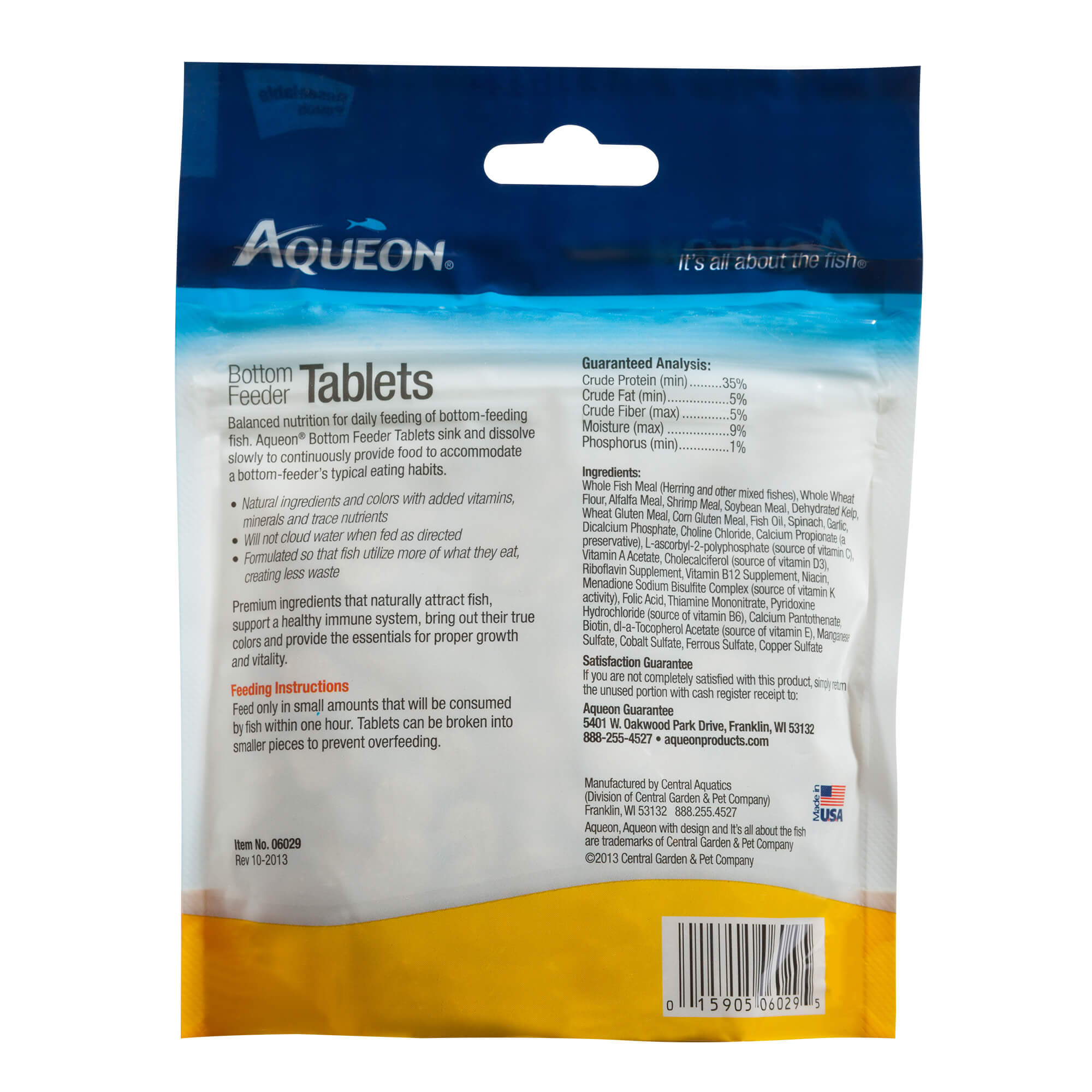 Aqueon Bottom Feeder Fish Food 36 3 ounce tablets-3