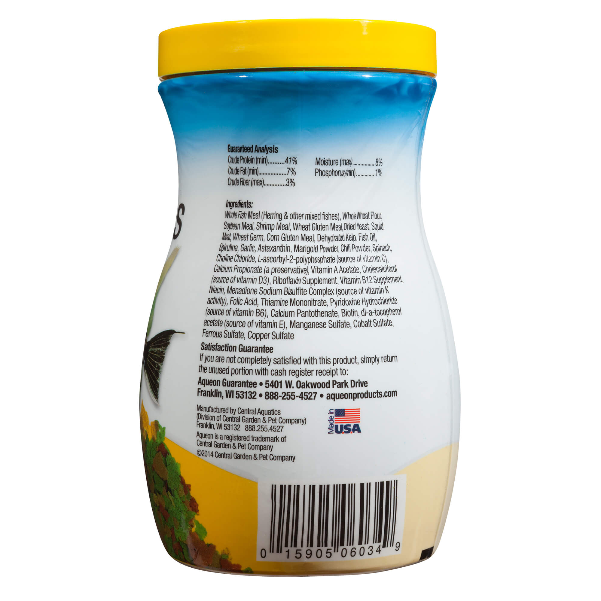 Aqueon Tropical Fish Food Flakes 7.12 ounces-3