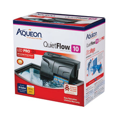 Aqueon QuietFlow LED PRO Aquarium Power Filters Size 10-3