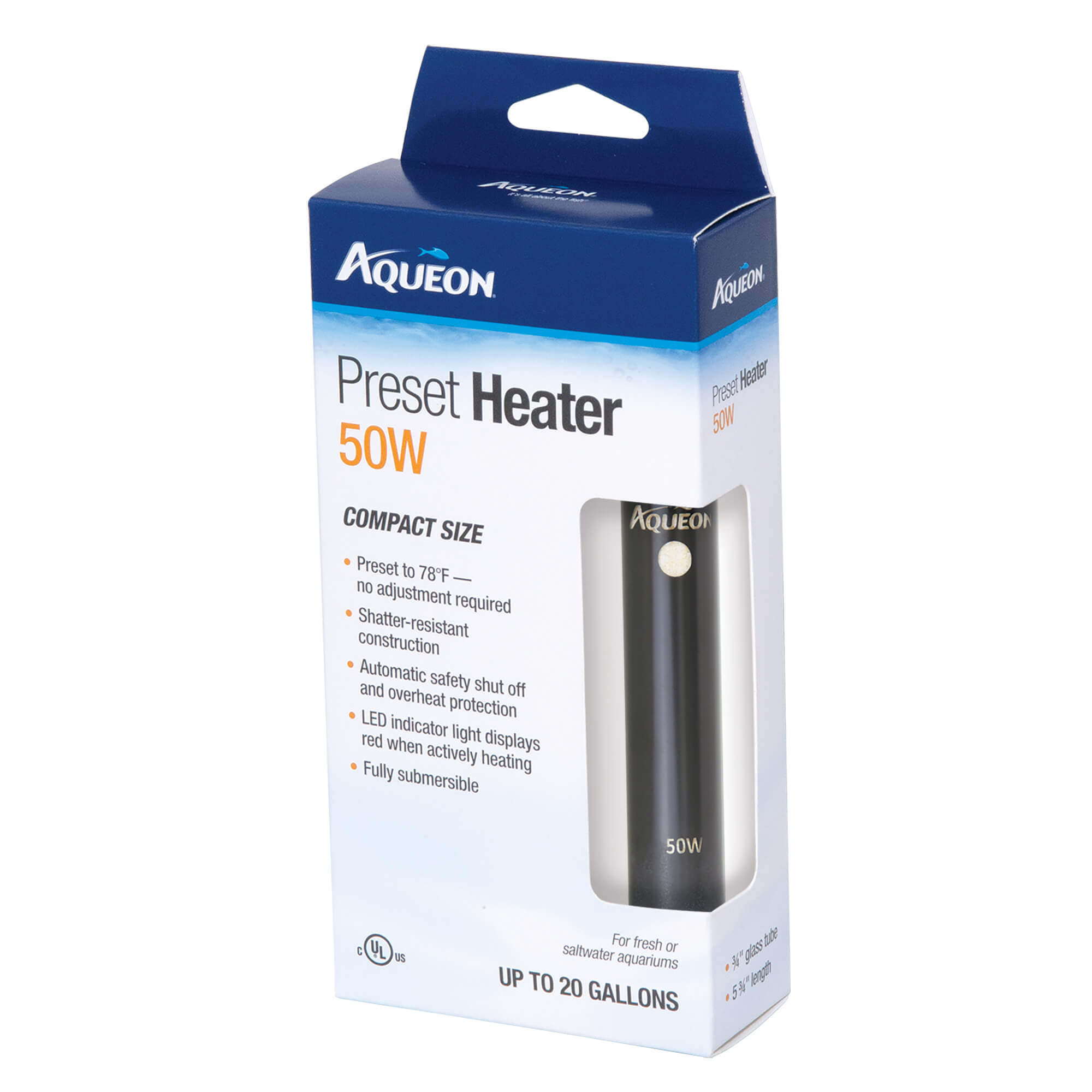 Aqueon Preset Fish Tank Heater 50 watts-2
