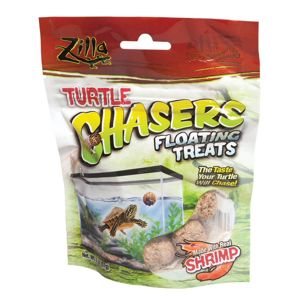 Zilla Turtle Chasers Floating Treats Shrimp 2 ounces