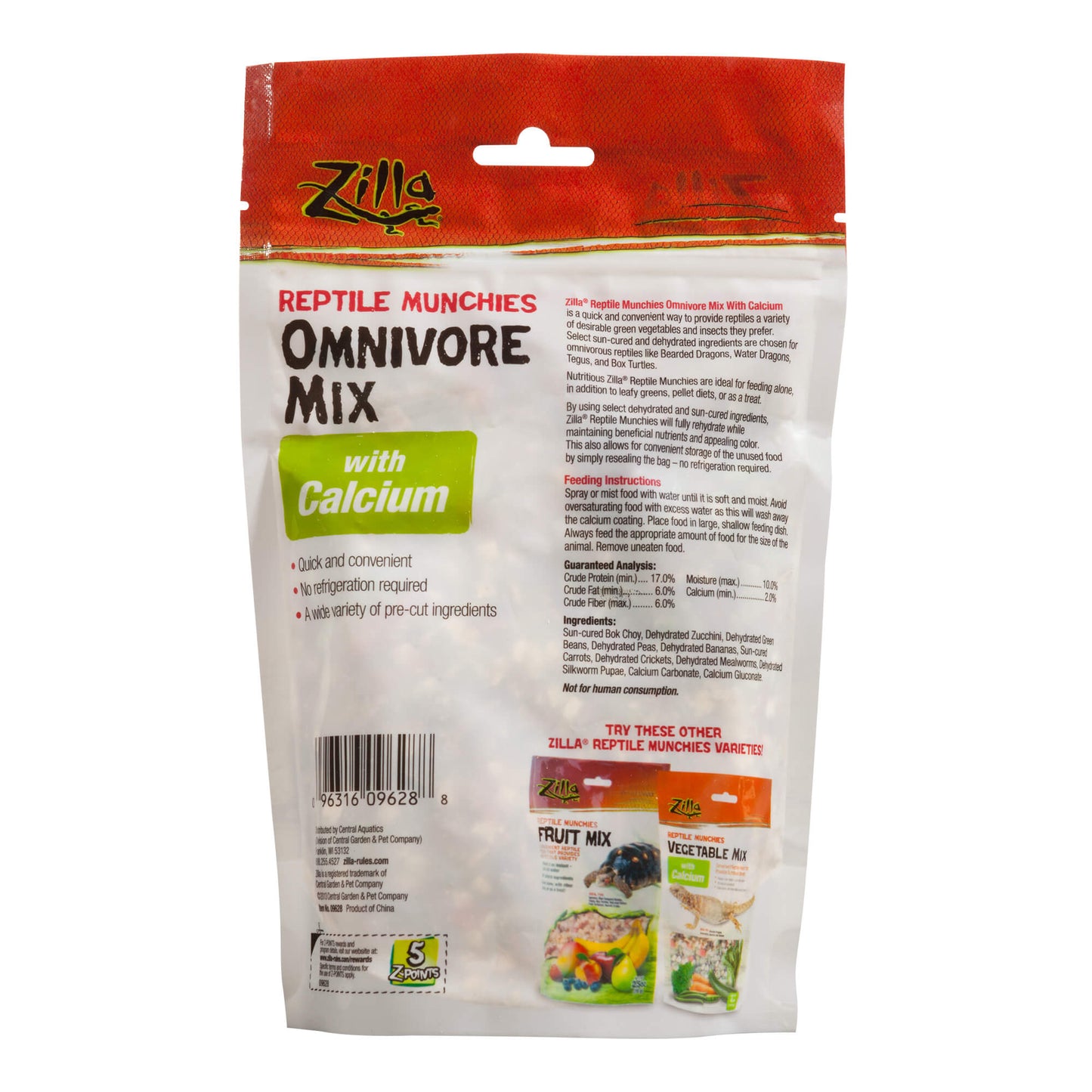 Zilla Reptile Munchies Omnivore with Calcium 4 ounces-2