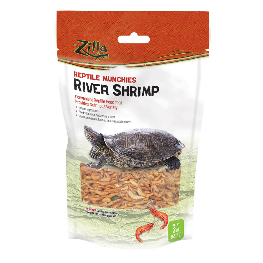 Zilla Reptile Munchies River Shrimp 2 ounces-2