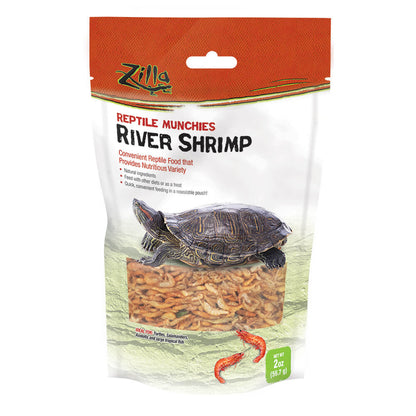 Zilla Reptile Munchies River Shrimp 2 ounces-2