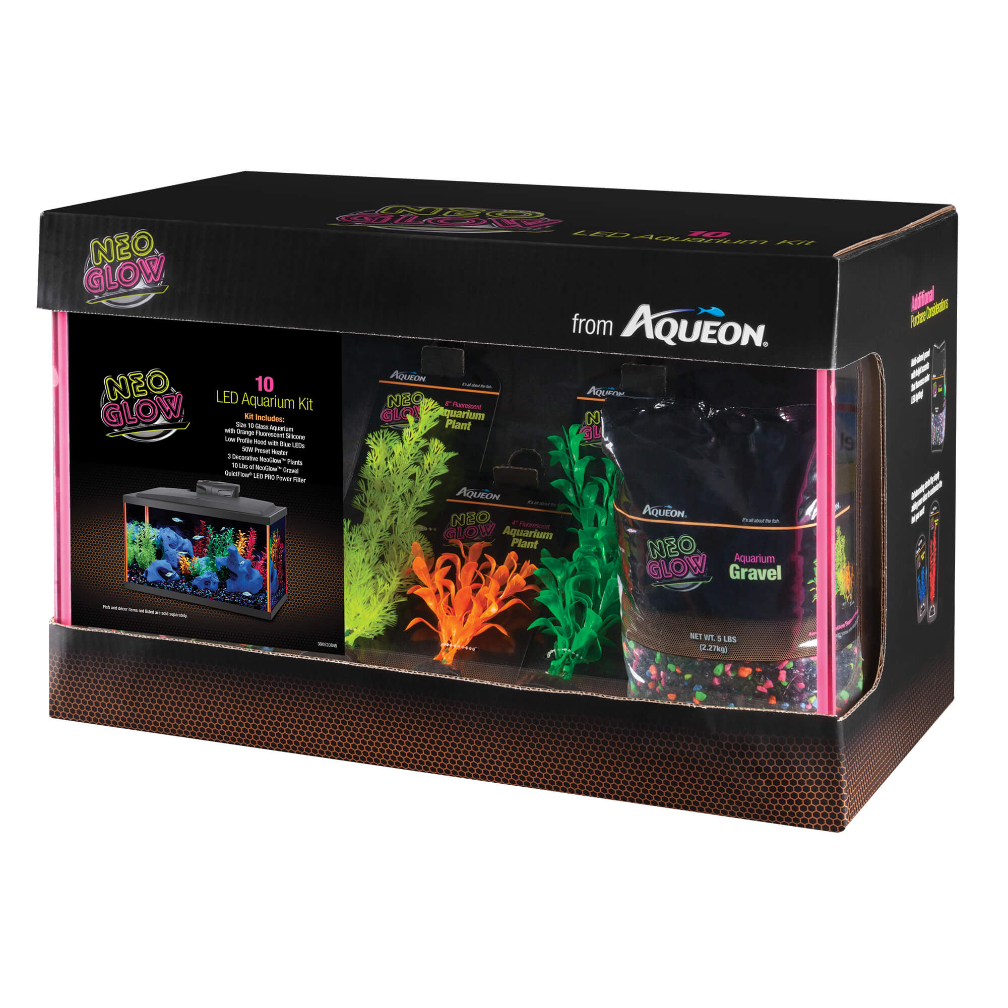 Aqueon NeoGlow LED Aquarium Kit 10 Gallon-2