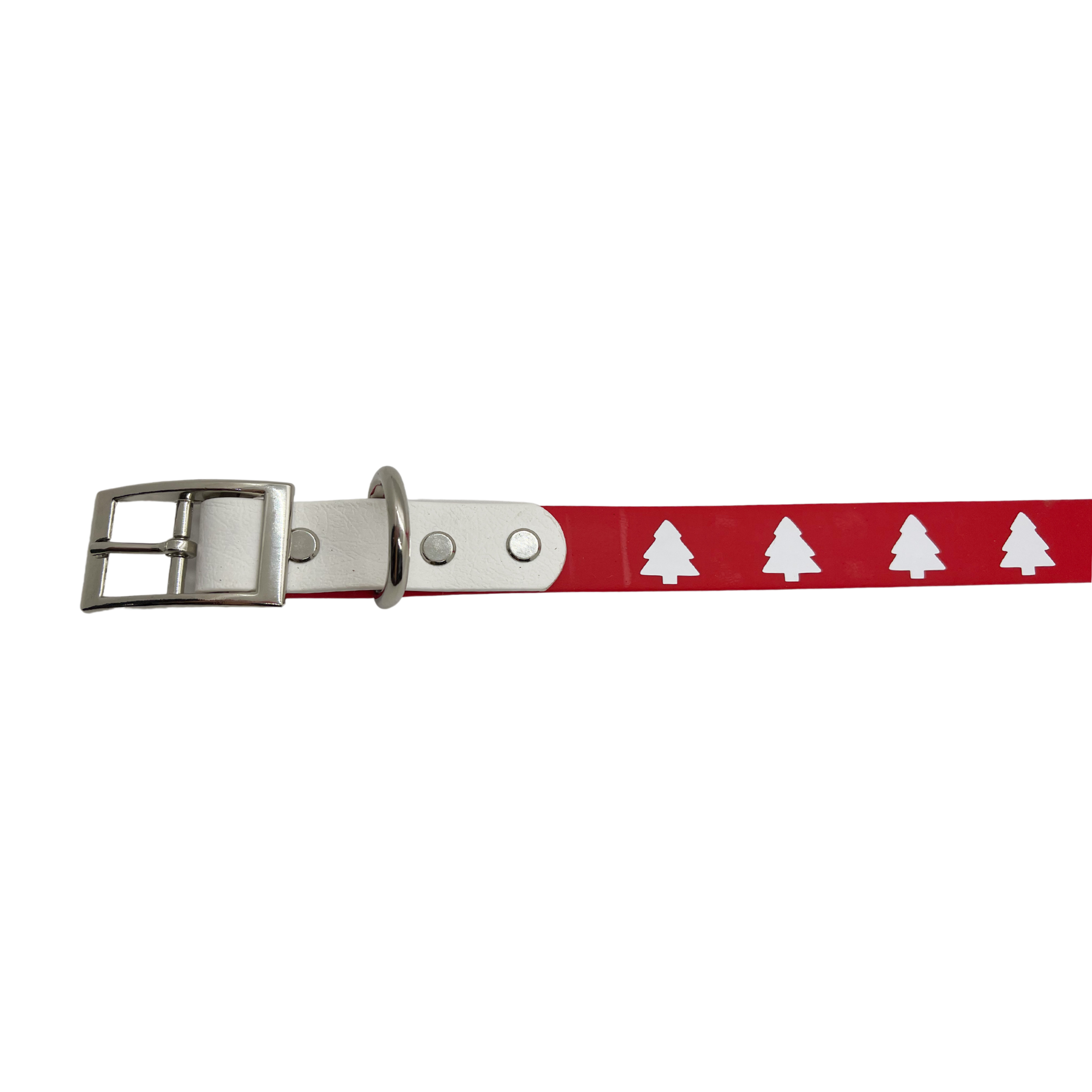 Biothane Buckle Dog Collar Large/XL 16-18 inches Christmas Tree-2