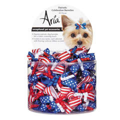 AR Patriotic Celebration Barrettes 40ct 2.75