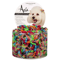 AR Celebration Barrettes Canister 40Pc 3.25