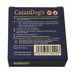 2 Yr. Chemical-Free Natural Flea & Tick Prevention Tag for Cats and Dogs-3