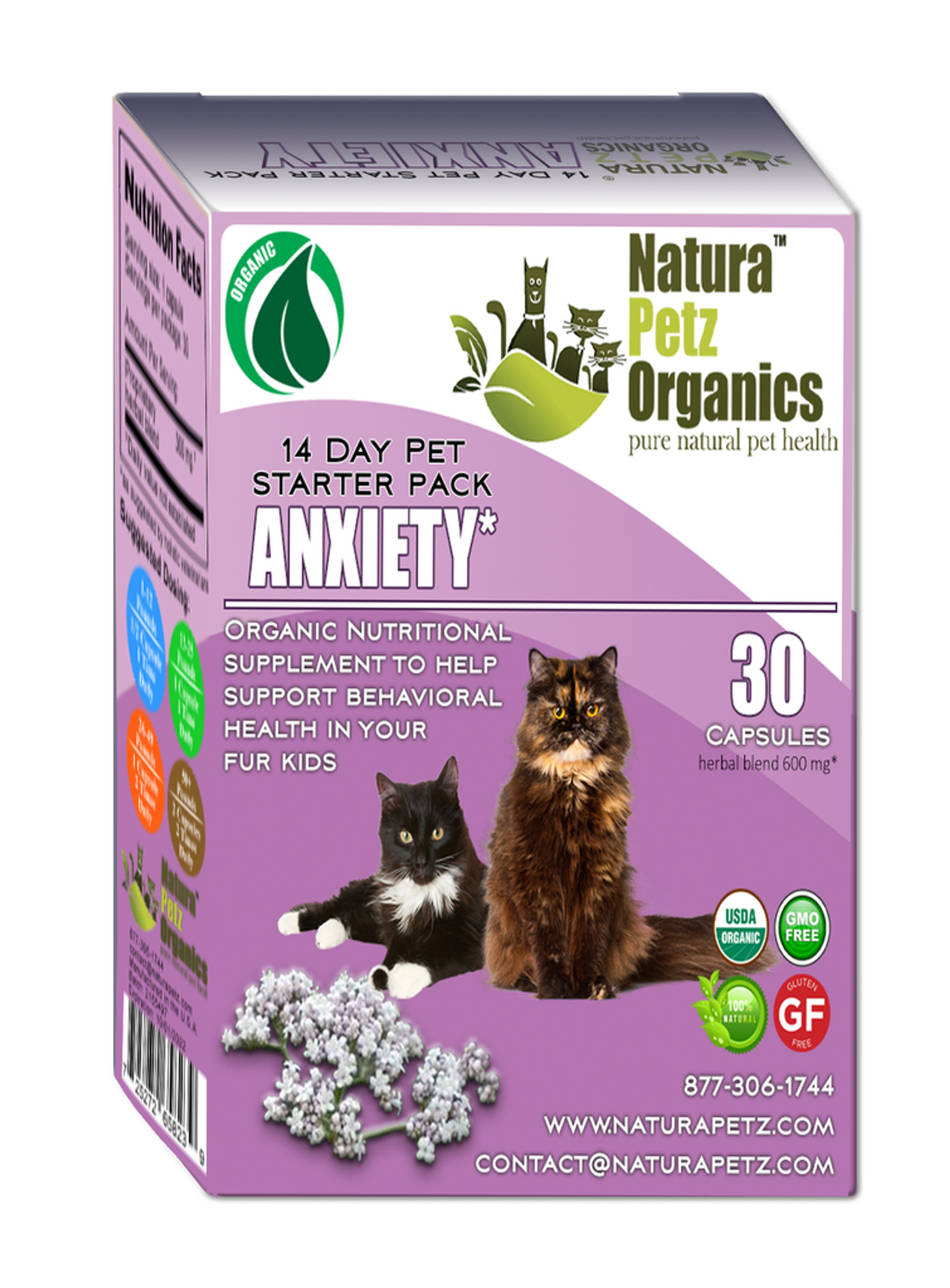 Anxiety Starter Pack For Dogs & Cats Cat Capsule / Size 3