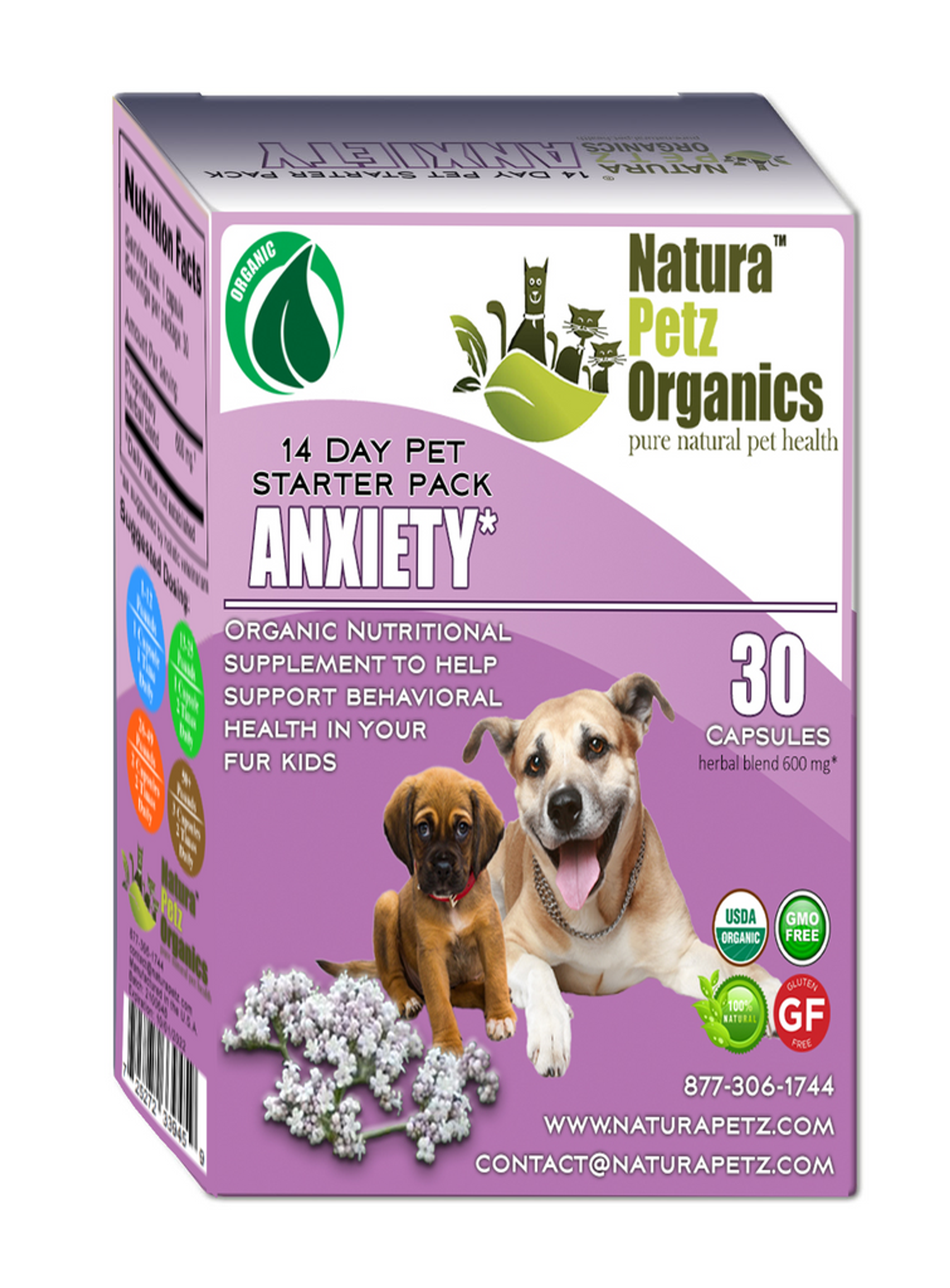 Anxiety Starter Pack For Dogs & Cats Dog Capsule / Size 1