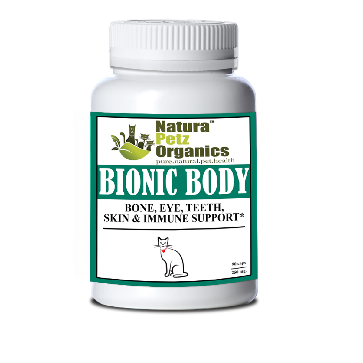 Bionic Body - Antioxidant Bone, Eye, Teeth, Skin & Immune Support CAT /90 capsules / 250 mg