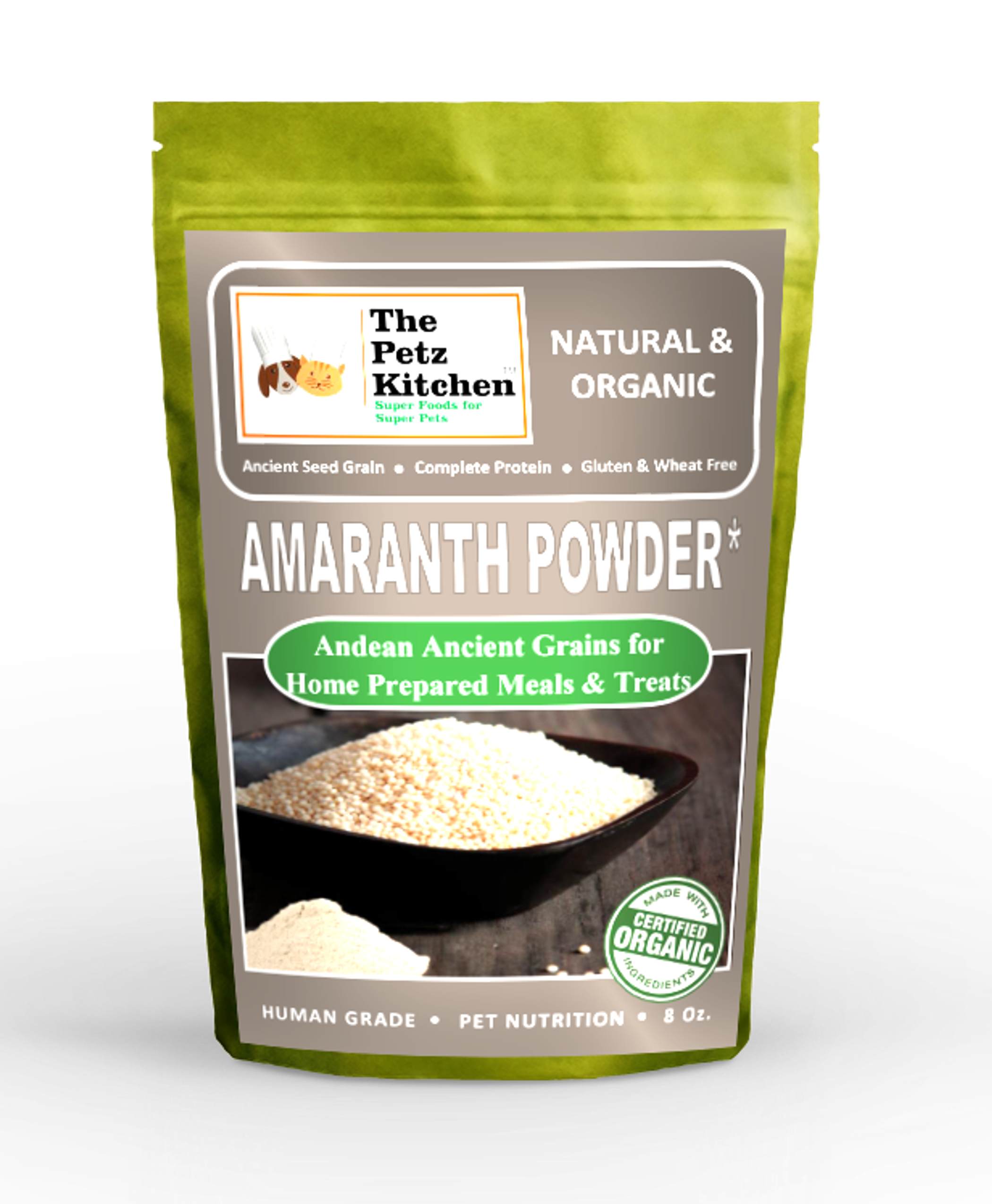 Amaranth Powder - Ancient Seed Grain & Complete Protein - Gluten & Wheat Free 8 Oz