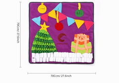 Merry Christmas Pet Puzzle Snuffle Mat (Christmas Version)-2