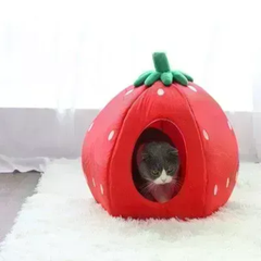 YML Strawberry Pet Bed House Small-2