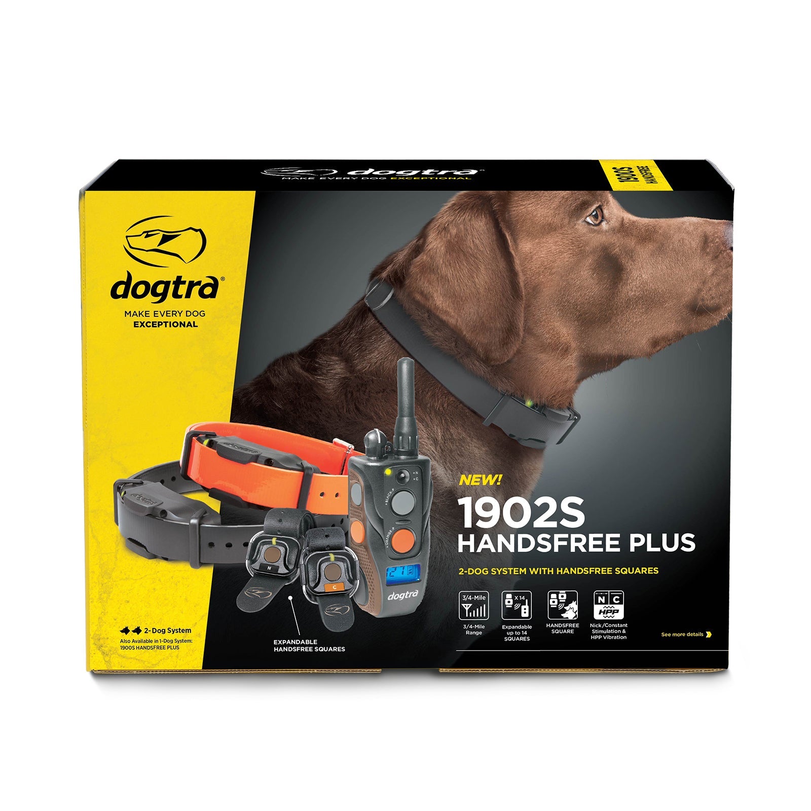 Dogtra 3/4 Mile 2 Dog Remote Trainer with Handsfree Boost and Lock Unit-2