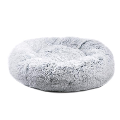 Mr. Peanut's OrthoPlush Pet Bed 28 in Snowflake White Two Tone-3