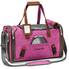 Mr. Peanut's Gold Series Pet Carrier 18 in L x 10.5 in W x 11 in H Rosa