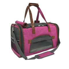 Mr. Peanut's Gold Series Pet Carrier 18 in L x 10.5 in W x 11 in H Rosa-2