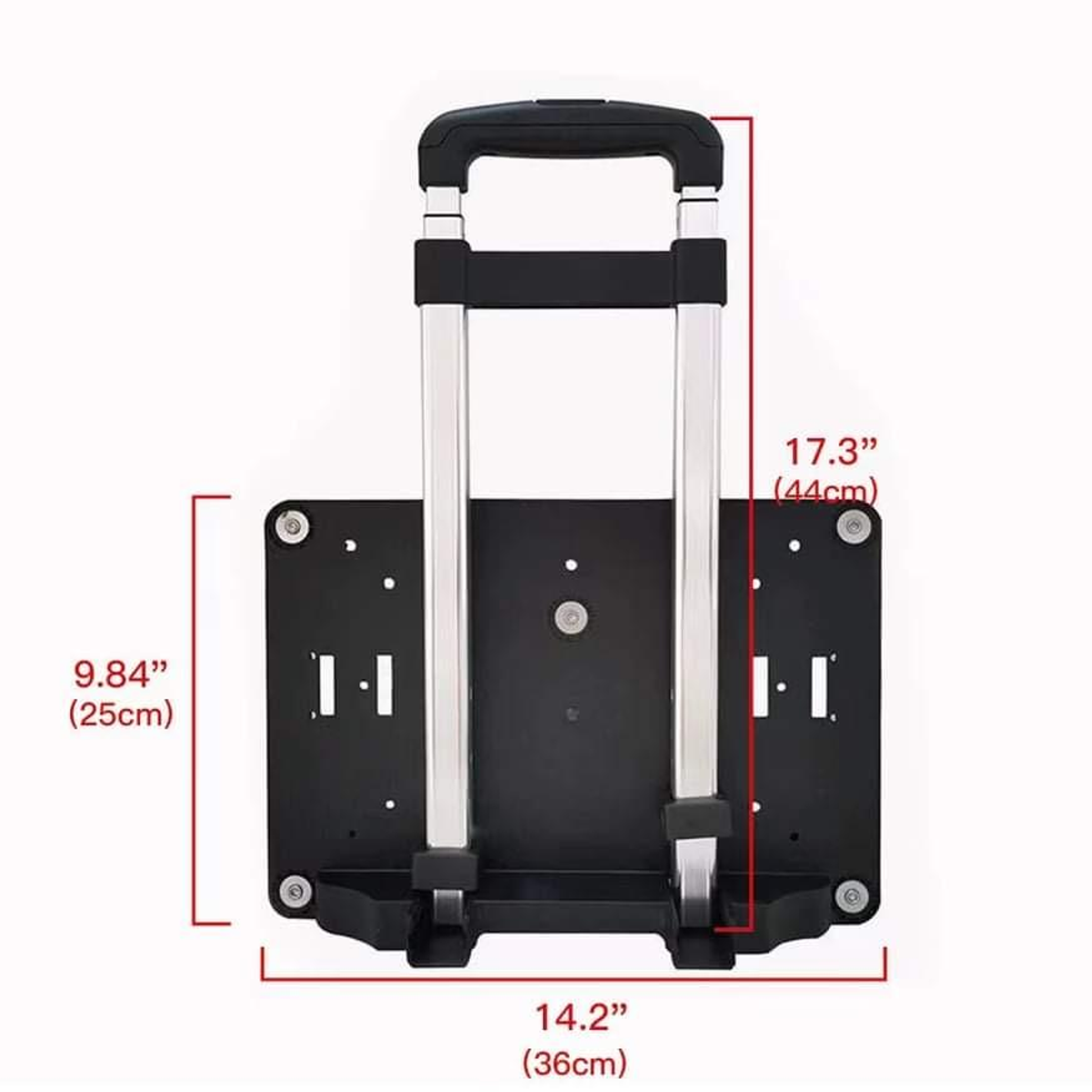 Mr. Peanut's Pet Carrier/Luggage Bag Spinner Wheelbase Luggage Cart-8