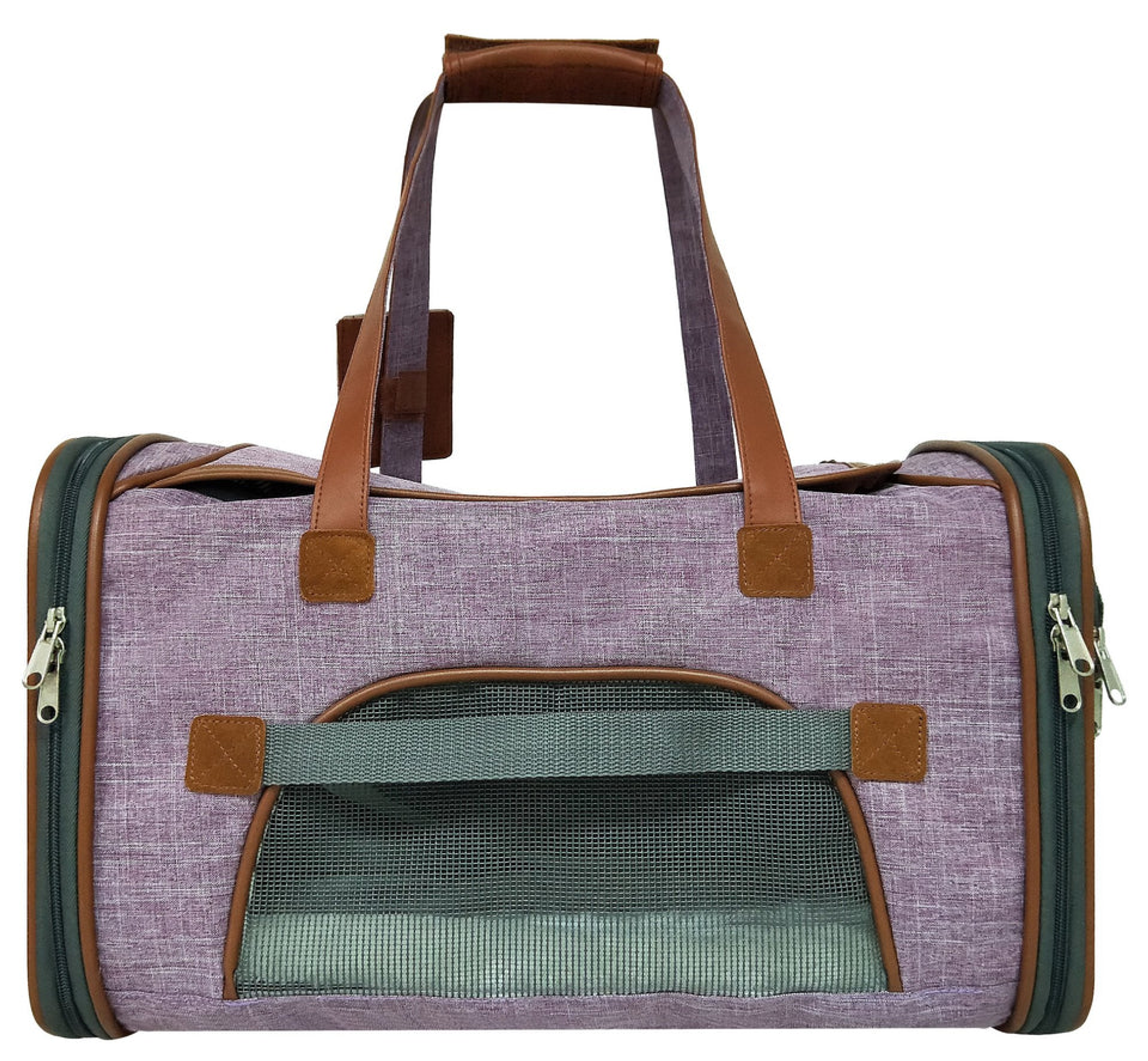 Mr. Peanut's Gold Series Pet Carrier 18 in L x 10.5 in W x 11 in H Purple-4