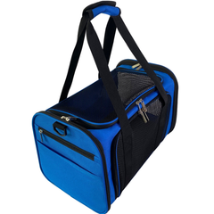 Mr. Peanut's Silver Series Airline Capable Soft Sided Pet Carrier 17.5 in L x 11 in W x 11 in H Deja Blue-3