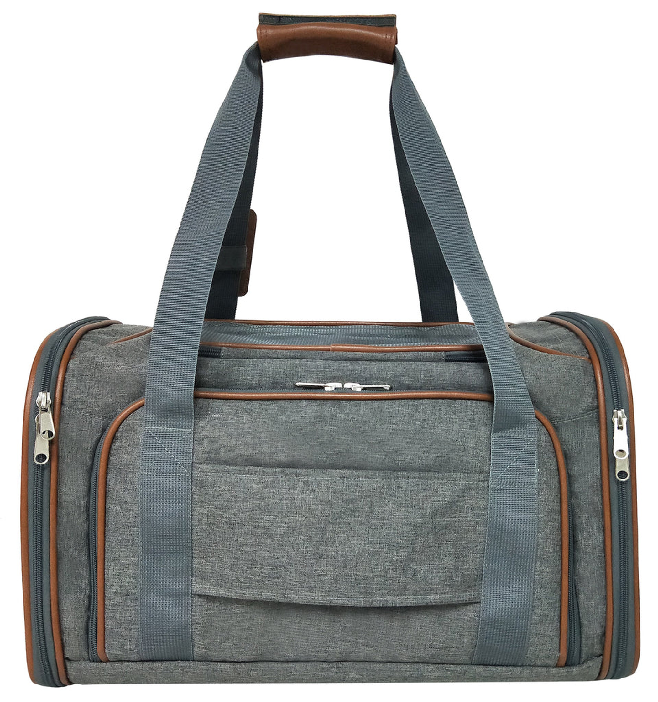 Mr. Peanut's Platinum Series Expandable Pet Carrier 18inLx10.5inWx11inH Twilight Gray-5