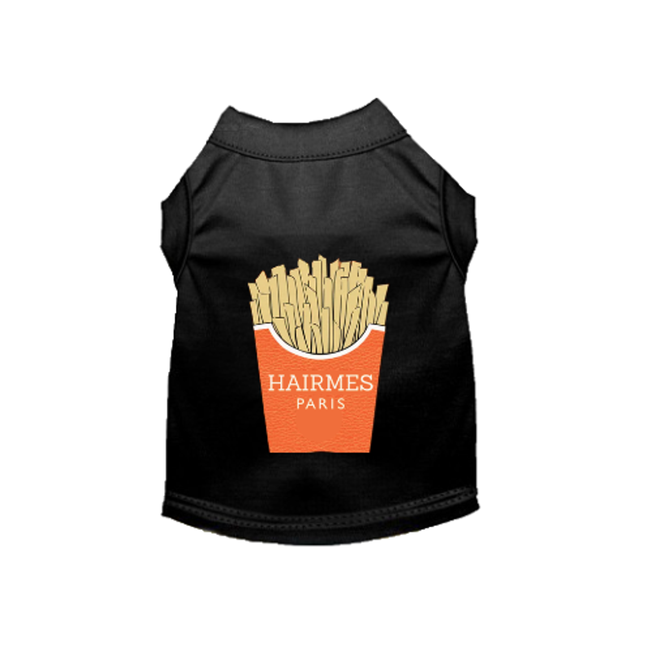 A Side of Hairmes French Fries Dog Shirt 2X Large