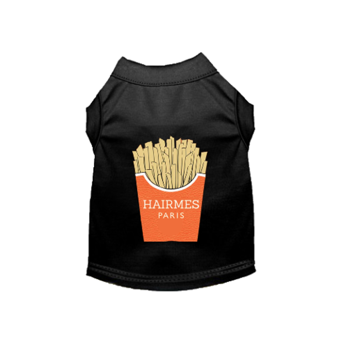 A Side of Hairmes French Fries Dog Shirt 2X Large