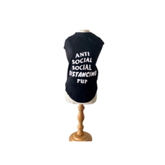 Anti Social Social Distancing Pup Medium Black-2