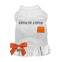 Barkin' for A Birkin- Dog Dress X Small