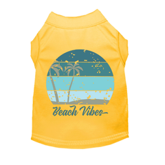 Beach Vibes Tee Small YELLOW