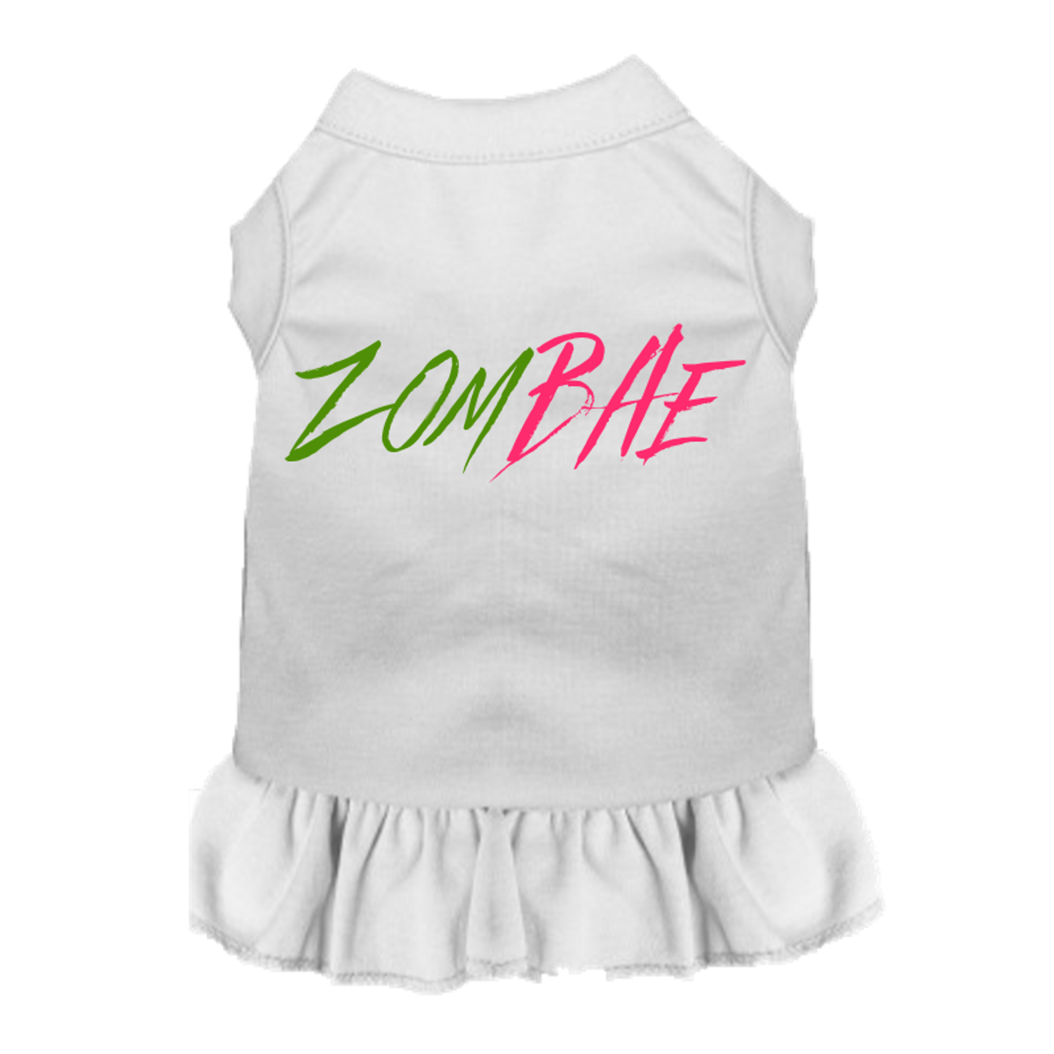 ZomBAE X Small WHITE DRESS