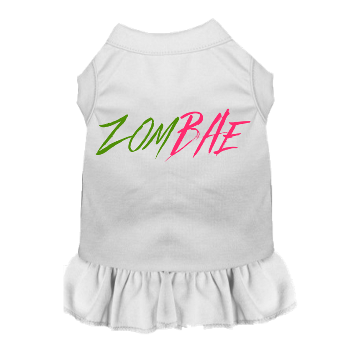ZomBAE Small WHITE DRESS