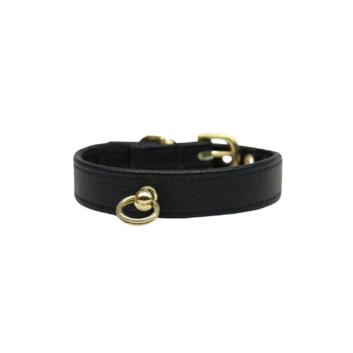 Bee Mine Dog Collar 10" Black