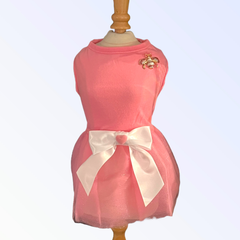 Bee Mine Valentine Dog Dress X Small