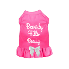 Beverly Hills Beauty Dog Dress Large PINK