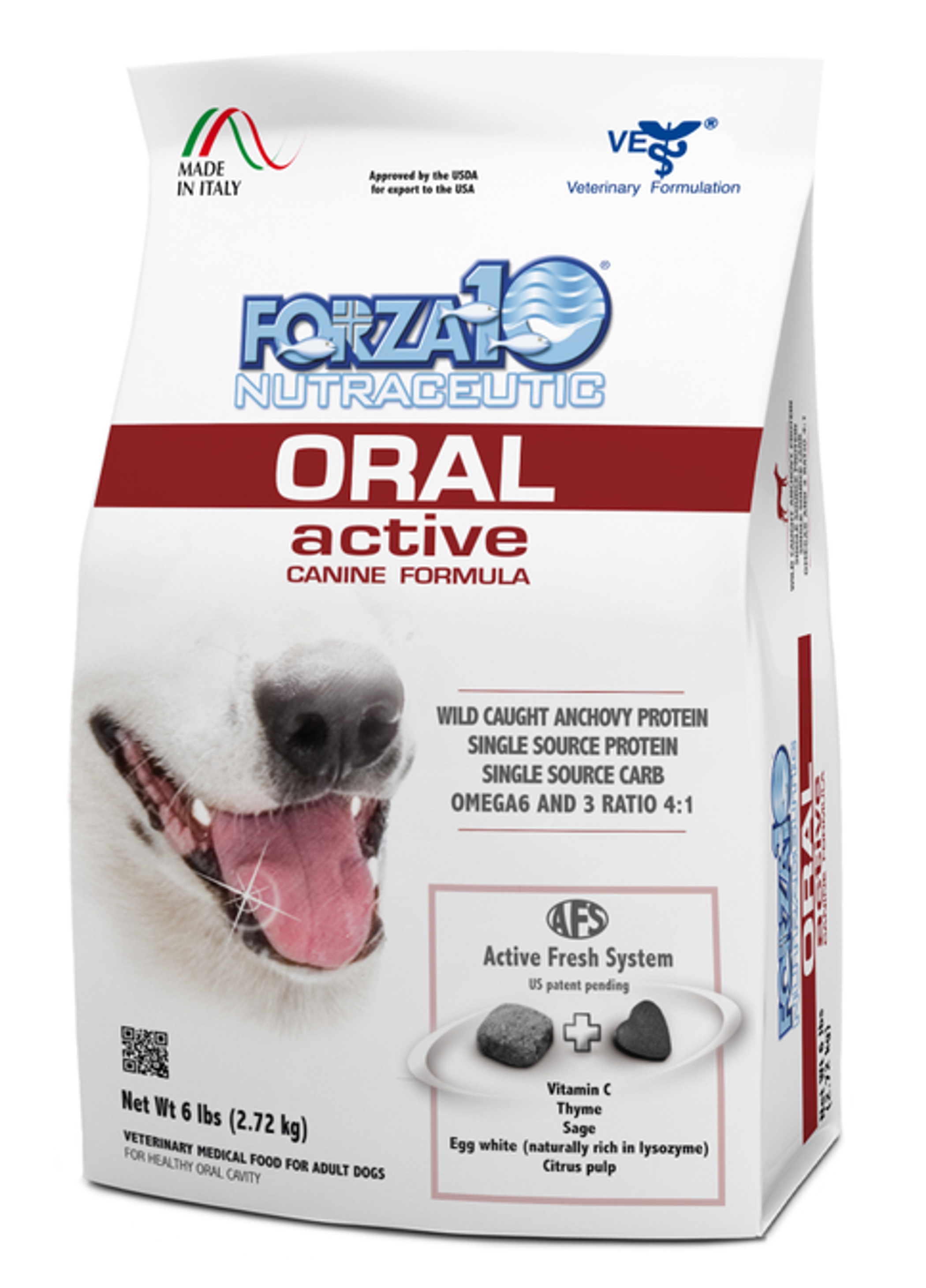 Forza10 Active Oral Support Diet Dry Dog Food 6-lb bag
