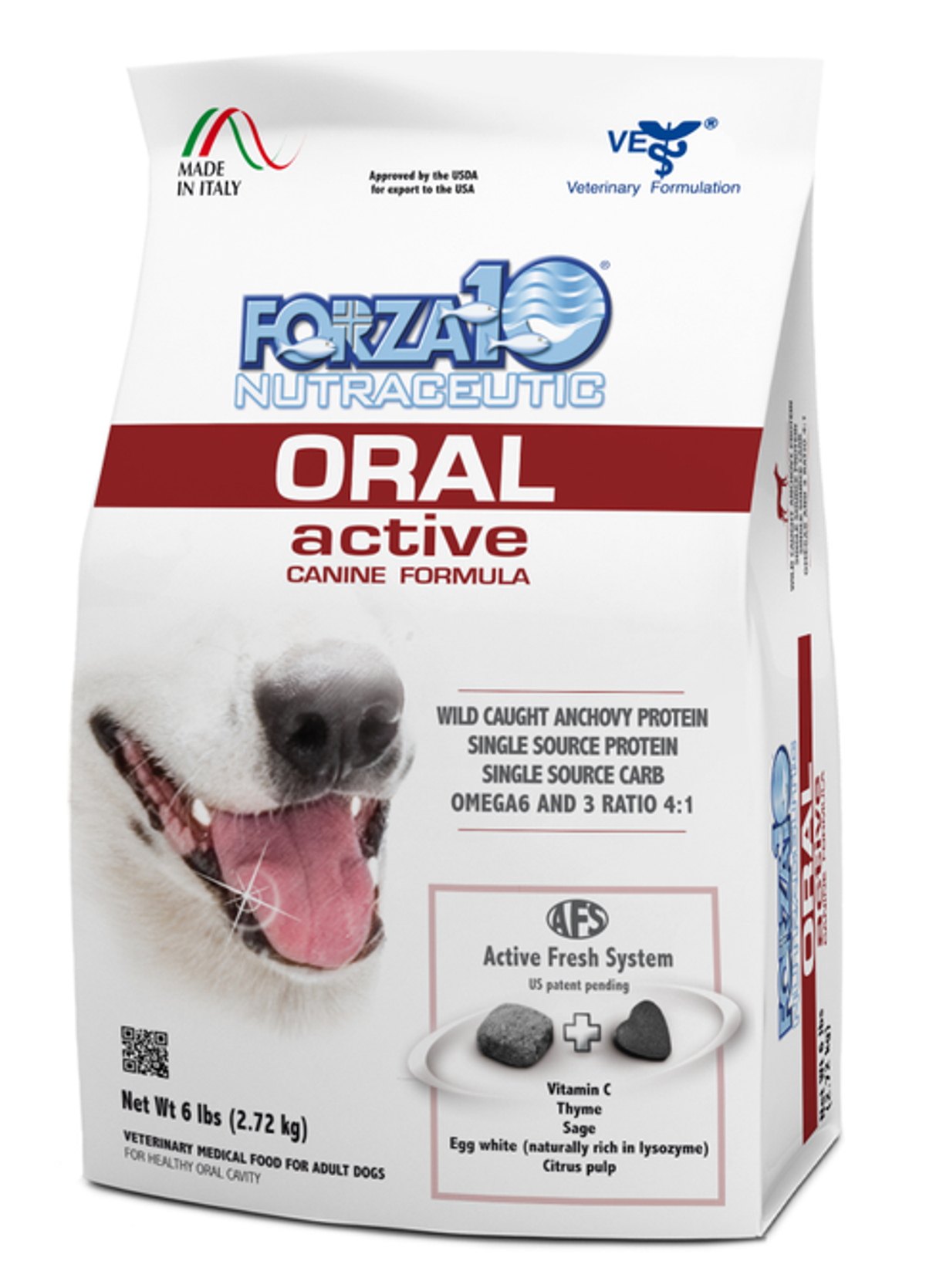 Forza10 Active Oral Support Diet Dry Dog Food 6-lb bag