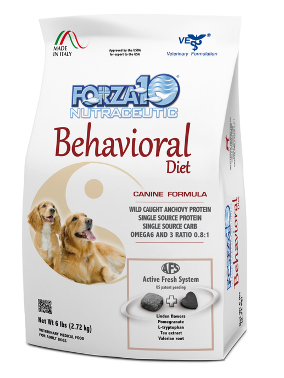 Forza10 Active Behavioral Support Diet Dry Dog Food 6-lb bag